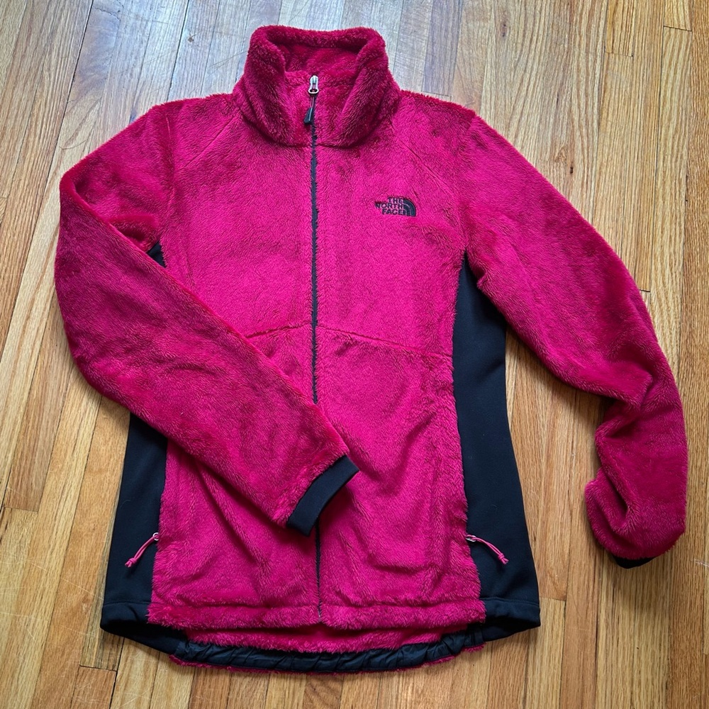 The North Face Women's Pink Fleece Jacket Sz Medium